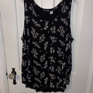 Black and white tank.